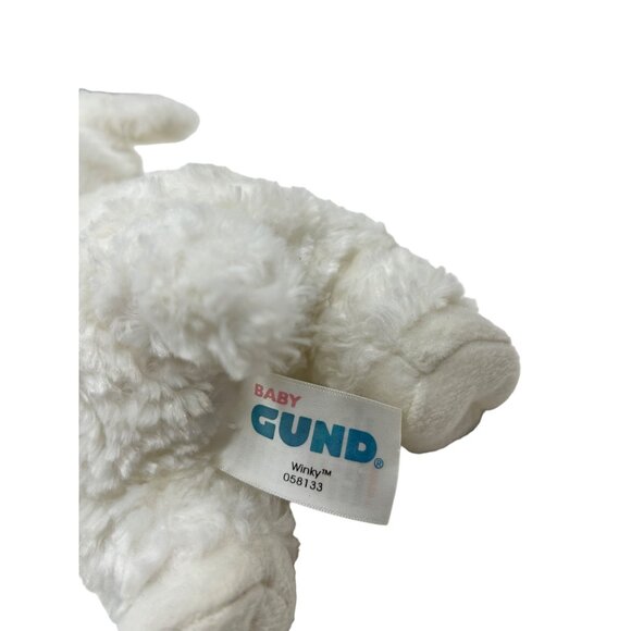 Baby Gund Winky the Lamb 8” Plush Rattle Stuffed Animal 058133 - Picture 5 of 7